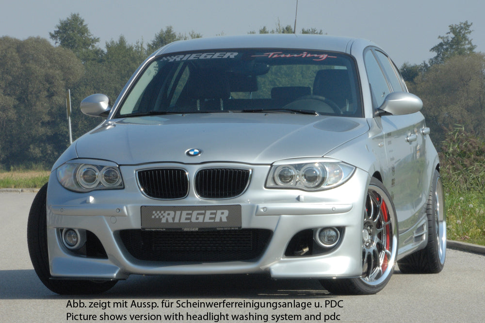 BMW 1er E87  (187 / 1K2/1K4) Rieger Spoilerstoßstange  ABS, 
inkl. Montagezubehör, ABE