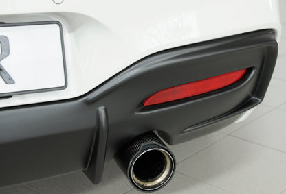 BMW 1er F20  (1K4) Rieger Heckeinsatz nur für M-Paket-Heckschürze, nur M135i / M140i für orig. Endrohr li. u. re. (M135i-/M140i-Look), ABS, für Fzg. mit M-Technik, 
inkl. Montagezubehör, Gutachten