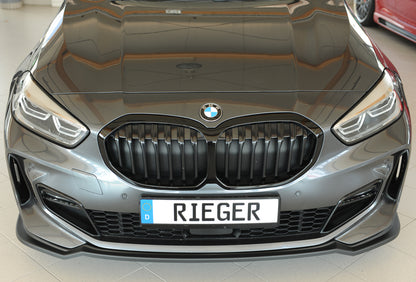 BMW 1er F40  (F1H) Rieger Spoilerschwert für orig. Frontschürze, ABS, für Fzg. mit M-Sport-Paket, 
inkl. Montagezubehör, ABE