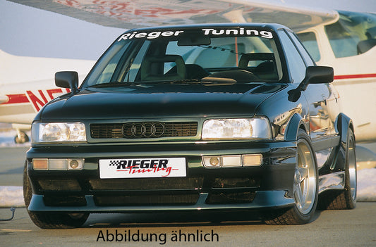 Audi 80 Typ 89 Rieger Spoilerschwert Breitbau II für Stoßstange, ohne Gutachten! für Spoilerstoßstange, ABS, 
Montagezubehör