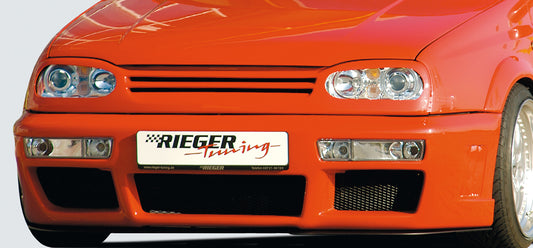 VW Golf 3 Rieger Grill  ohne Emblem, ABS, 
inkl. Gutachten, Montagezubehör