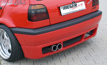 VW Golf 3 Rieger Heckansatz    tiefe Version, ABS, 
inkl. Alugitter, Gutachten, Montagezubehör