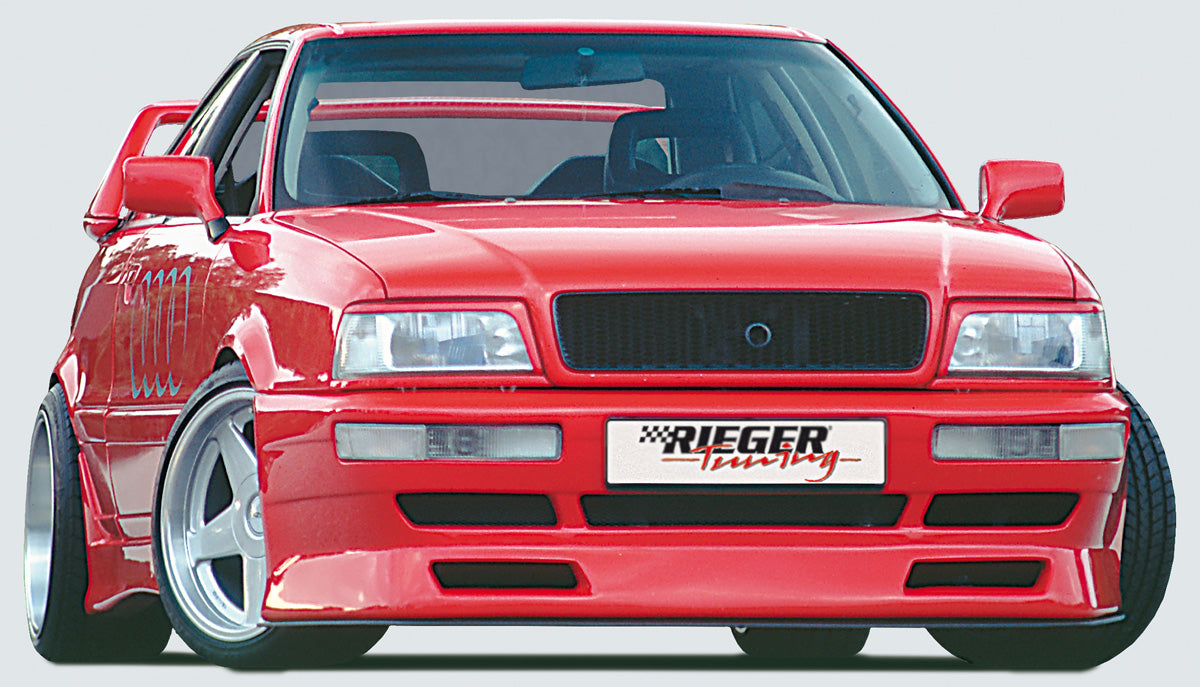 Audi 80 Typ 89 Rieger Seitenschweller Typ 89 links, GFK inkl. Gutachten, Montagezubehör, Aluwinkelleisten