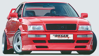 Audi 80 Typ 89 Rieger Seitenschweller Typ 89 links, GFK inkl. Gutachten, Montagezubehör, Aluwinkelleisten