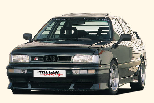 Audi 80 Typ 89 Rieger Seitenschweller Typ 89 links, GFK inkl. Gutachten, Montagezubehör, Aluwinkelleisten