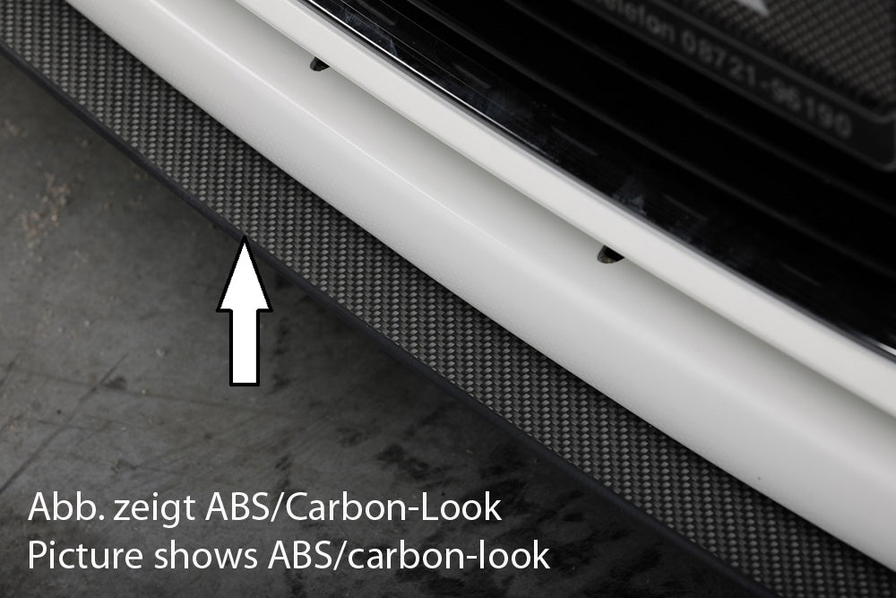 Audi A1 (8X) Rieger Spoilerschwert für Spoilerlippe 44100 mittig, ABS, für Fzg. ohne S-Line Exterieur, 
inkl. Montagezubehör, ABE