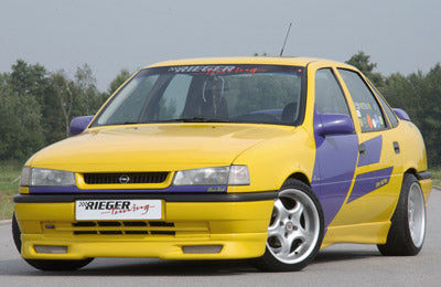 Opel Vectra A Rieger Spoilerlippe   ab Bj. 93 ->, nicht für Modell 2000! ABS inkl. Gutachten, Montagezubehör