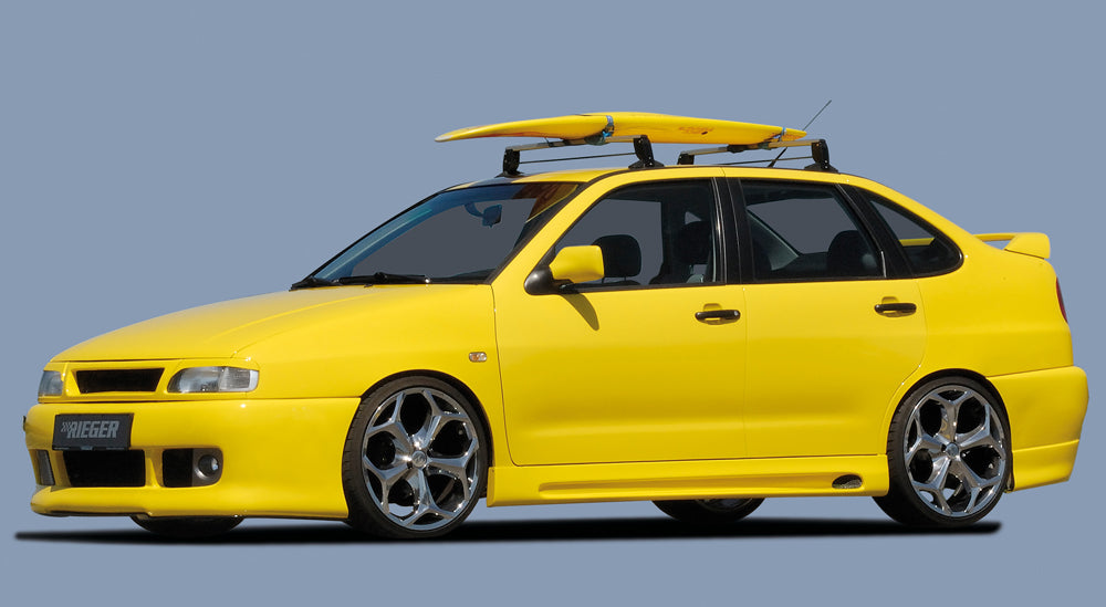 Seat Cordoba (6K) Rieger Spoilerstoßstange  --> bis Modell 1999 ABS, 
inkl. Alugitter, Gutachten, Montagezubehör