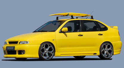 Seat Cordoba (6K) Rieger Spoilerstoßstange  --> bis Modell 1999 ABS, 
inkl. Alugitter, Gutachten, Montagezubehör