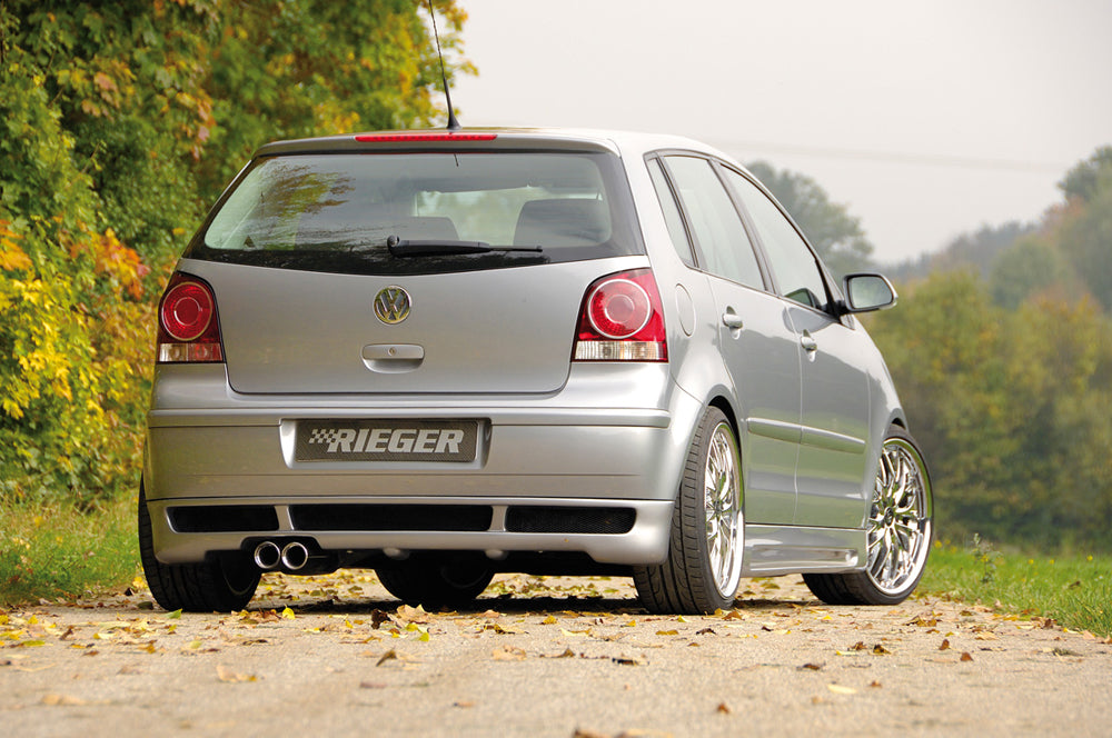 VW Polo 5 (9N) Rieger Heckansatz   auch 9N2 und GTI ABS, 
inkl. Alugitter, Gutachten, Montagezubehör