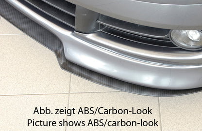 VW Polo 5 (9N) Rieger Spoilerschwert Facelift, für Spoilerlippe 47121 gekantete Version, für Spoilerlippe, ABS, 
inkl. Montagezubehör, ABE