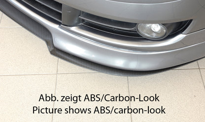 VW Polo 5 (9N) Rieger Spoilerschwert Facelift, für Spoilerlippe 47121 gekantete Version, für Spoilerlippe, ABS, 
inkl. Montagezubehör, ABE