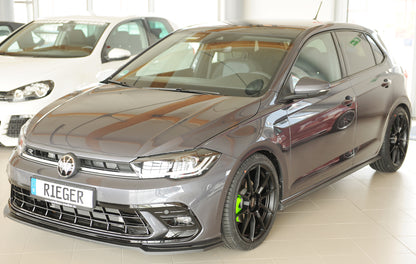 VW Polo (AW) GTI Rieger Spoilerschwert für orig. Frontschürze, ABS, 
inkl. Montagezubehör, ABE