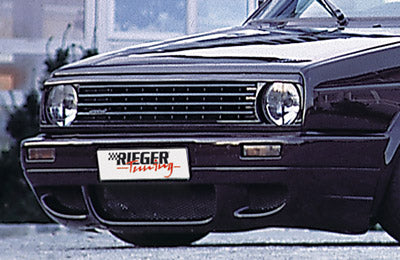 VW Golf 2 Rieger Spoileransatz  ABS, 
inkl. Alugitter, Montagezubehör, Gutachten