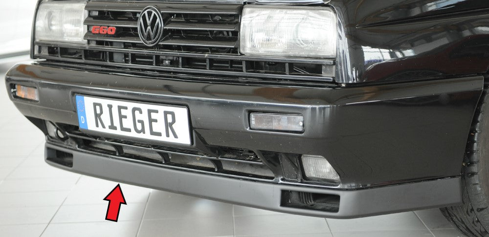 VW Golf 2  Rallye Golf (19E-299) Rieger Spoilerlippe für orig. Frontschürze, ABS, 
inkl. Montagezubehör, ABE
