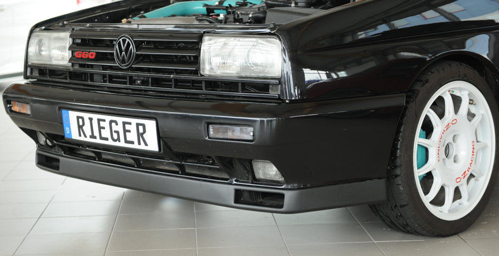 VW Golf 2  Rallye Golf (19E-299) Rieger Spoilerlippe für orig. Frontschürze, ABS, 
inkl. Montagezubehör, ABE