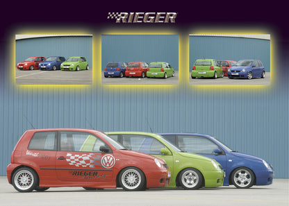 Seat Arosa (6H) Rieger Seitenschweller nicht für GTI, auch für Seat Arosa (6H) rechts, ABS, 
inkl. Gutachten, Montagezubehör