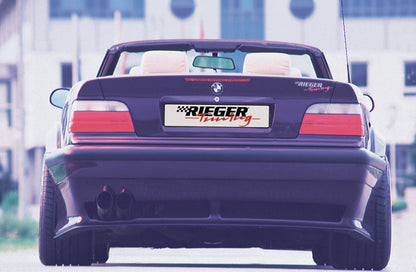 BMW 3er E36 Rieger Heckschwert für Heckschürze 49030/37 u. 50060 ABS, 
inkl. Montagezubehör