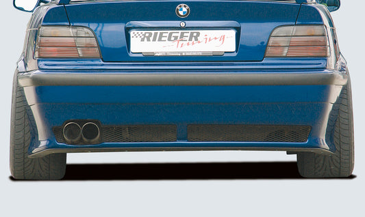 BMW 3er E36 Rieger Heckschürze   RT 04  ABS, 
Gutachten, Montagezubehör, Alugitter