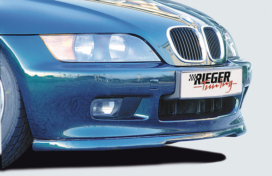 BMW Z3 (R/C) Rieger Spoilerlippe nur für 4-Zyl. Modelle, nicht 2,8l, nicht 3,0l ABS, 
inkl. Gutachten, Montagezubehör