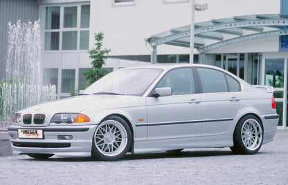 BMW 3er E46 Rieger Spoilerlippe -> alle Modelle außer M-Technik ABS, 
inkl. Gutachten, Montagezubehör