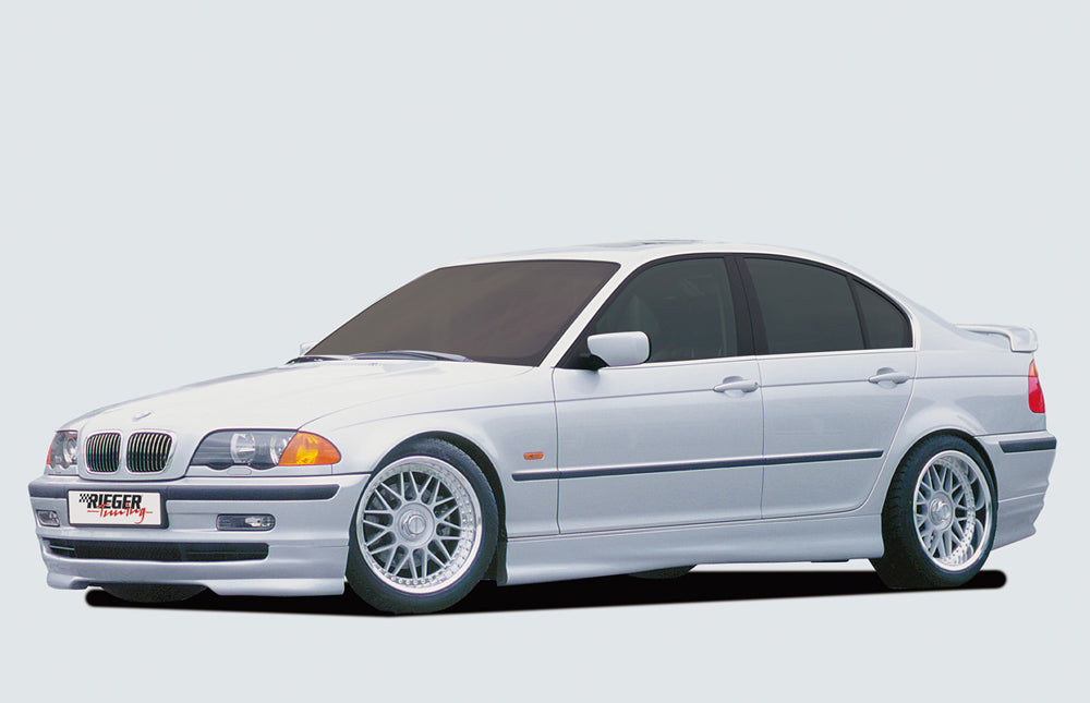 BMW 3er E46 Rieger Spoilerlippe -> alle Modelle außer M-Technik ABS, 
inkl. Gutachten, Montagezubehör