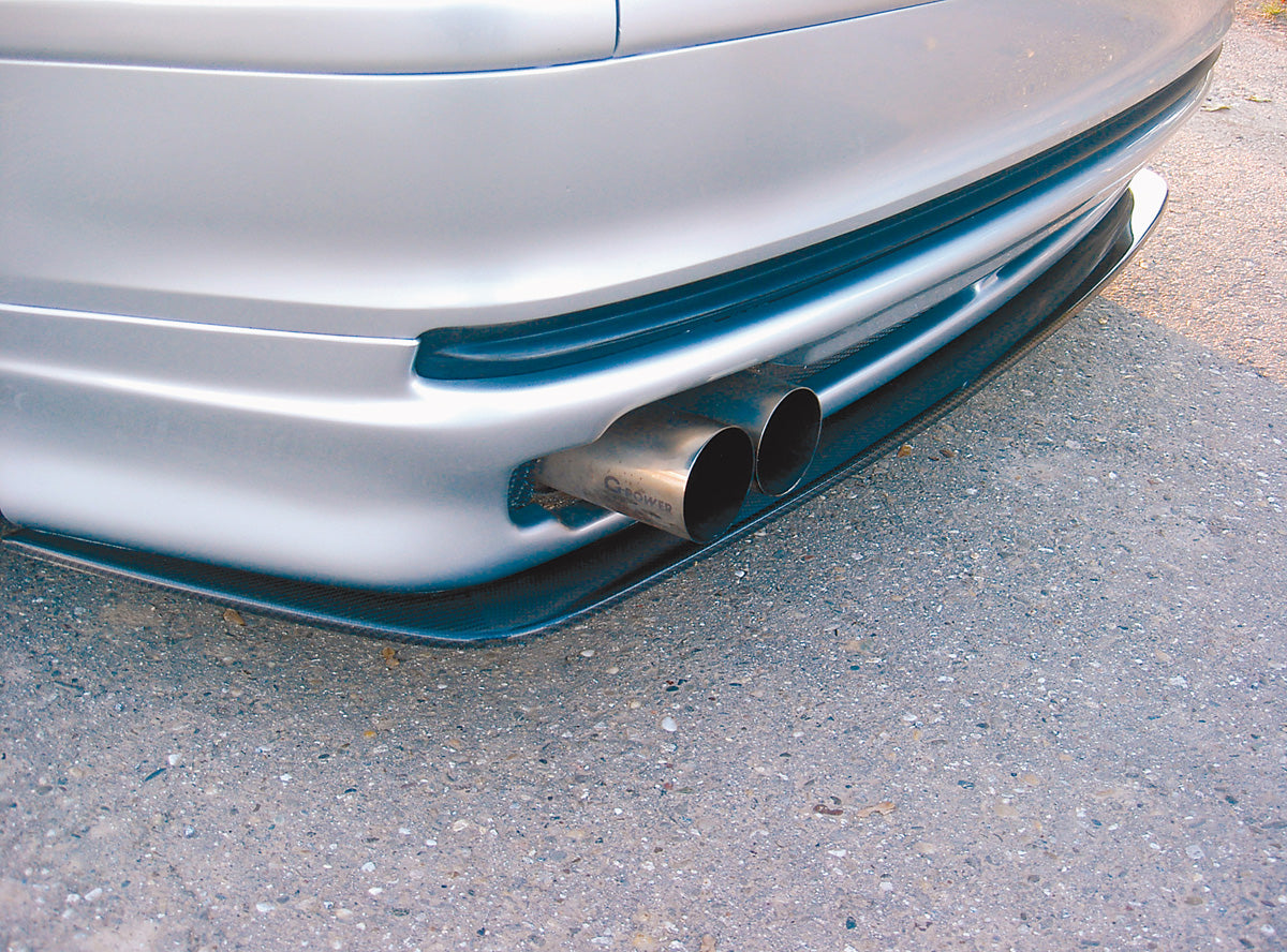BMW 3er E46 Rieger Spoilerschwert für Heckschürzenansatz 50106 GFK, Carbon, 
inkl. Gutachten