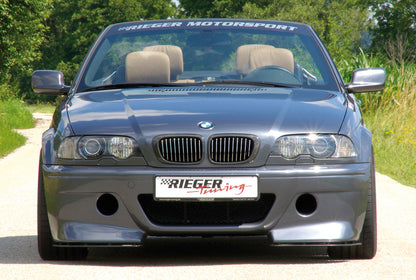 BMW 3er E46 Rieger Spoilerstoßstange CS-Look  -> nicht für Coupé und Cabrio ABS, 
inkl. Montagezubehör, ABE