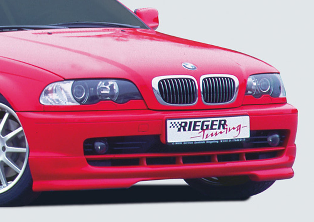 BMW 3er E46 Rieger Spoilerlippe -> nicht M-Technik ABS, 
inkl. Gutachten, Montagezubehör