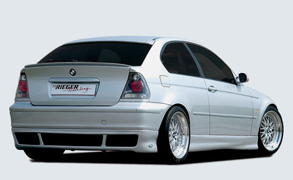 BMW 3er E46 Rieger Heckansatz    ABS, 
inkl. Alugitter, Gutachten, Montagezubehör