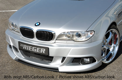 BMW 3er E46 Rieger Spoilerschwert   für Spoilerstoßstange 50411/50245 mittig, für Spoilerstoßstange, ABS, 
inkl. Montagezubehör, ABE
