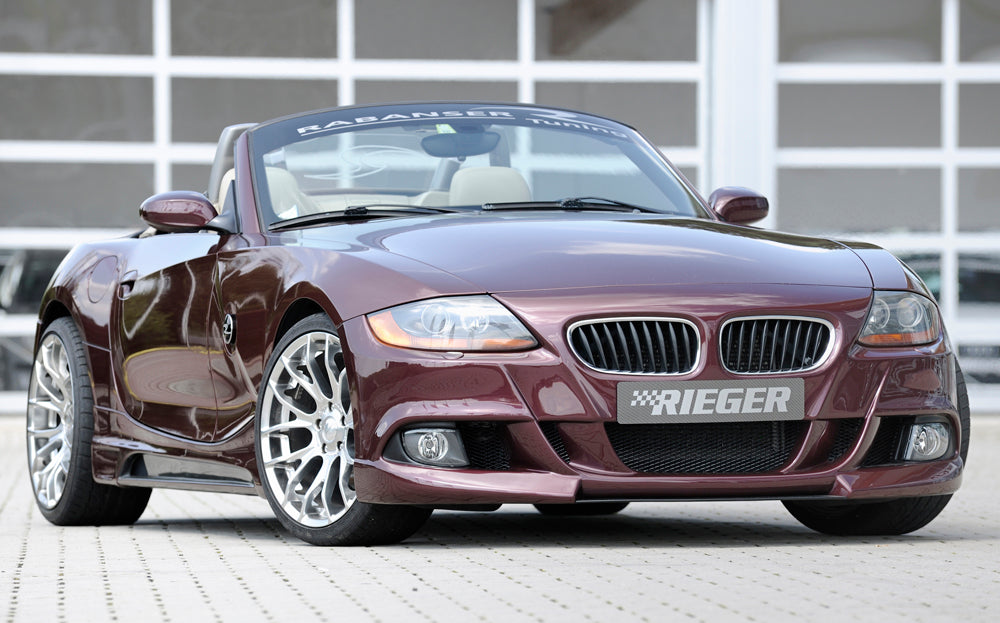 BMW Z4 (E85) Rieger Spoilerstoßstange mit Aussparung für NSW, ABS