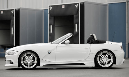 BMW Z4 (E85) Rieger Spoilerstoßstange    mit Aussparung für NSW, ABS, 
inkl. Alugitter, Montagezubehör, ABE