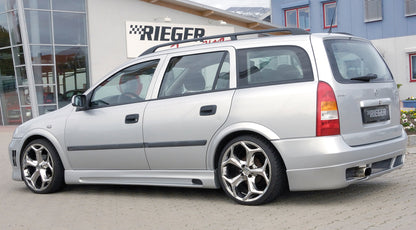 Opel Astra G Rieger Heckansatz   nur für Caravan ABS, 
inkl. Alugitter, Gutachten, Montagezubehör