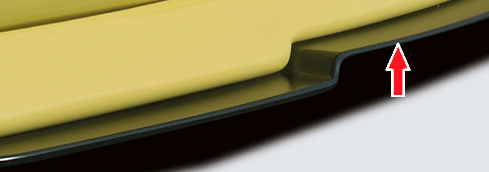 Opel Astra G Rieger Spoilerschwert   für Coupé Spoilerlippe 51200 gekantete Version, für Spoilerlippe, ABS, 
inkl. Montagezubehör