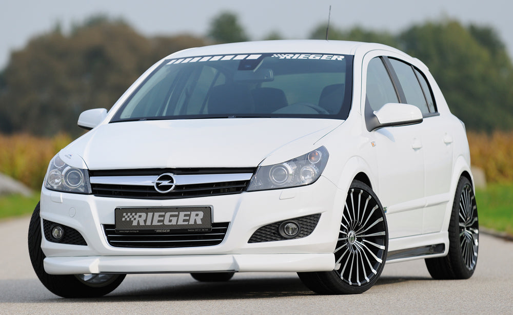 Opel Astra H Rieger Spoilerlippe    ABS, 
inkl. Montagezubehör