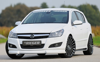 Opel Astra H Rieger Spoilerlippe    ABS, 
inkl. Montagezubehör