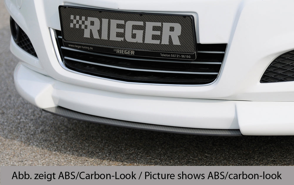 Opel Astra H Rieger Spoilerschwert für Spoilerlippe 51277 mittig, für Spoilerlippe, ABS, 
Montagezubehör