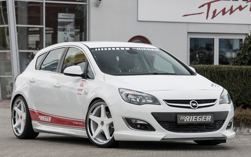 Opel Astra J Rieger Spoilerschwert für Spoilerlippe 51320 für Spoilerlippe, ABS, 
inkl. Montagezubehör