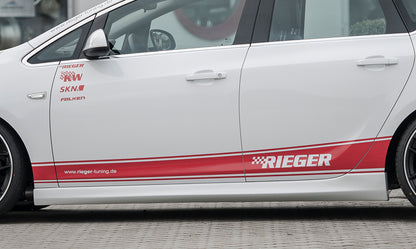 Opel Astra J Rieger Seitenschweller  links, ABS, 
inkl. Montagezubehör, Gutachten