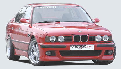 BMW 5er E34 Rieger Spoilerstoßstange E39-Look --> nicht für M5-Modelle mit Halter f. orig. NSW, ABS, 
inkl. Alugitter, Gutachten, Montagezubehör