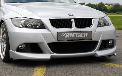 BMW 3er E90 Rieger Spoilerstoßstange   -> Rückfrage ob 330i oder normal ! ABS, 
inkl. Alugitter, Montagezubehör, ABE