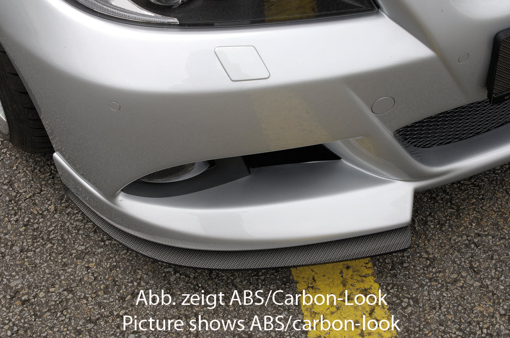 BMW 3er E90 Rieger Spoilerschwert   für Spoilerstoßstange 53402/10/11/12 2-tlg., für Spoilerstoßstange, ABS, 
inkl. Montagezubehör, ABE