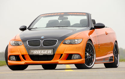 BMW 3er E92 Rieger Spoilerstoßstange    ABS,  für Fzg. mit Scheinwerferreinigungsanlage, Einparkhilfe, 
Alugitter, Montagezubehör, ABE