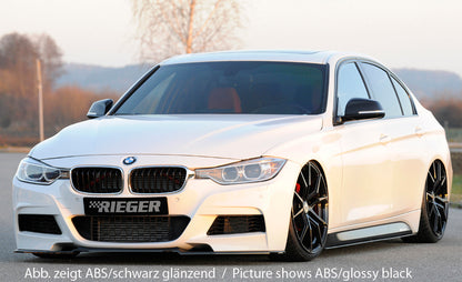 BMW 3er F30  (3L) Rieger Spoilerschwert nur für M-Paket-Frontschürze für orig. Frontschürze, ABS, für Fzg. mit M-Technik, 
inkl. Montagezubehör, ABE