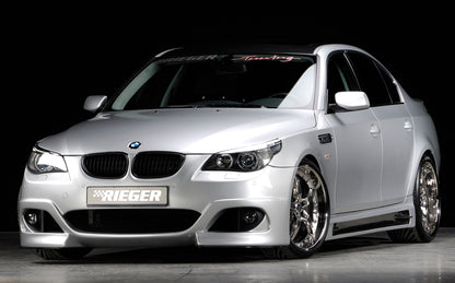 BMW 5er E60 Rieger Spoilerstoßstange  ABS, für Fzg. mit Scheinwerferreinigungsanlage, Einparkhilfe (PDC), 
inkl. Alugitter, Montagezubehör, ABE