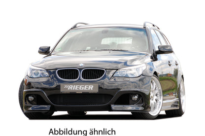 BMW 5er E60 Rieger Spoilerstoßstange  ABS, für Fzg. mit Scheinwerferreinigungsanlage, 
inkl. Alugitter, Montagezubehör, ABE