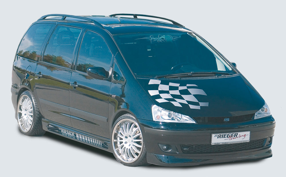 Ford Galaxy (WGR) Rieger Spoilerlippe -> nicht für Sharan, Alhambra ABS, 
inkl. Gutachten, Montagezubehör