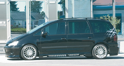 Ford Galaxy (WGR) Rieger Heckschürzenansatz -> ohne Aussparung für AHK ABS, 
inkl. Alugitter, Gutachten, Montagezubehör
