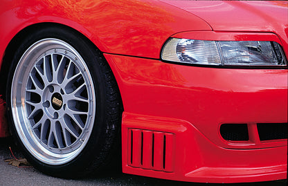 Audi A4 (B5) Rieger Spoileransatz (Typ: 55011) inkl. 2tlg. Unterbodenverkleidung ABS, 
inkl. Alugitter, Gutachten, Montagezubehör